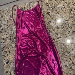 Metallic Purple Birthday Dress